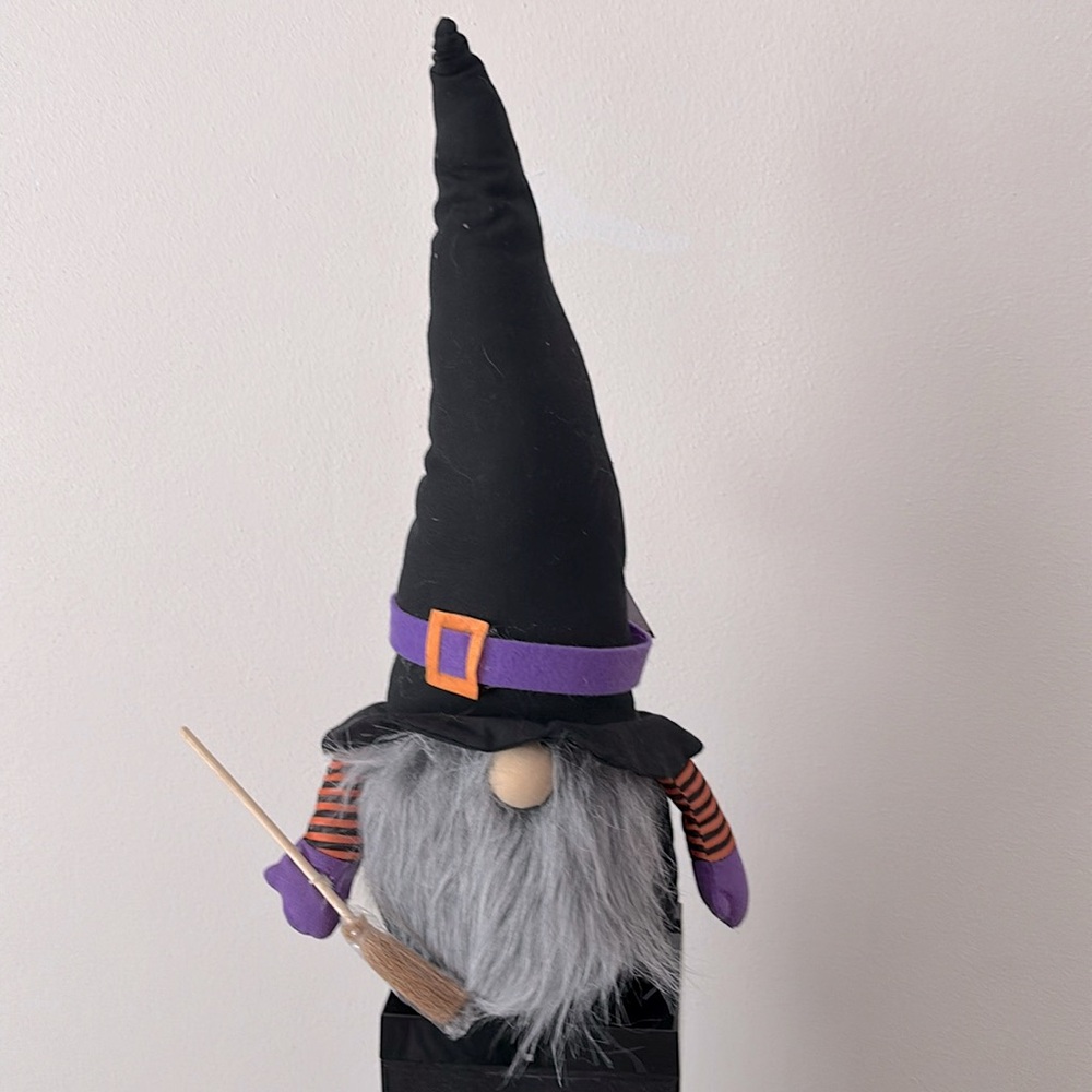 Halloween witch gnome
